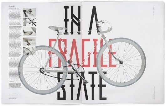 we love typography. a place to bookmark and savour quality type-related images and quotes #bike #magazine #typography