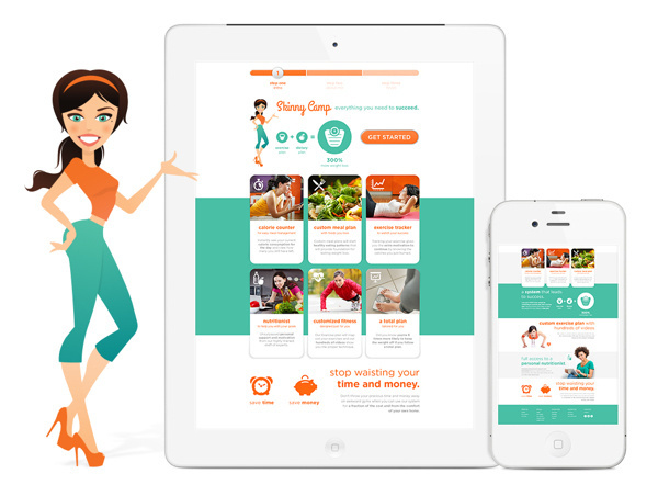 Skinny Camp on Behance #skinny