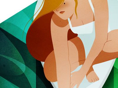 Surfs up #surf #illustration #girl
