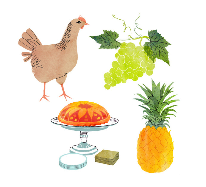 Southern Living July 2013 #illustration