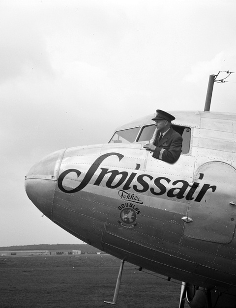 A kaleidoscope of aviation News #swissair #plane #typography
