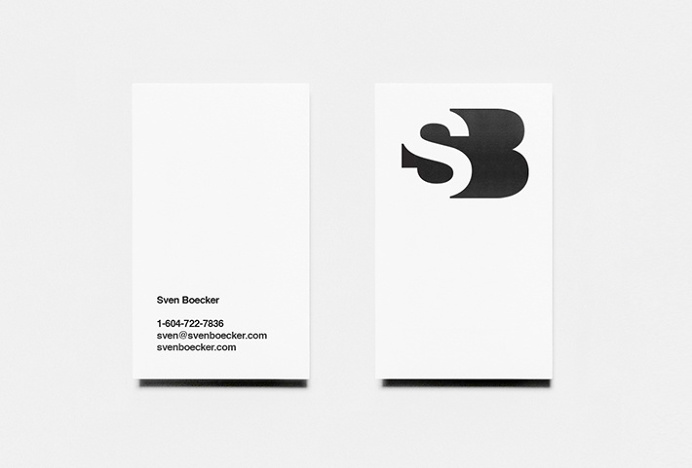 Sven Boecker by Sam Dallyn #logo #mark #symbol #business card