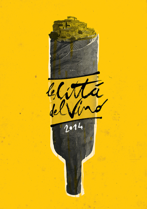 CittÃ Del Vino 2014 (ITALY) on Behance #poster #typography