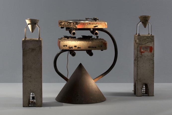 Concrete stands #hifi #concrete