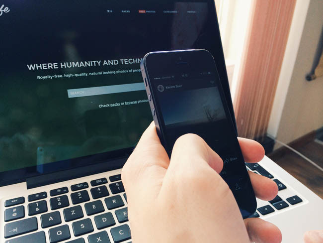 Free Stock Photos of People with Technology