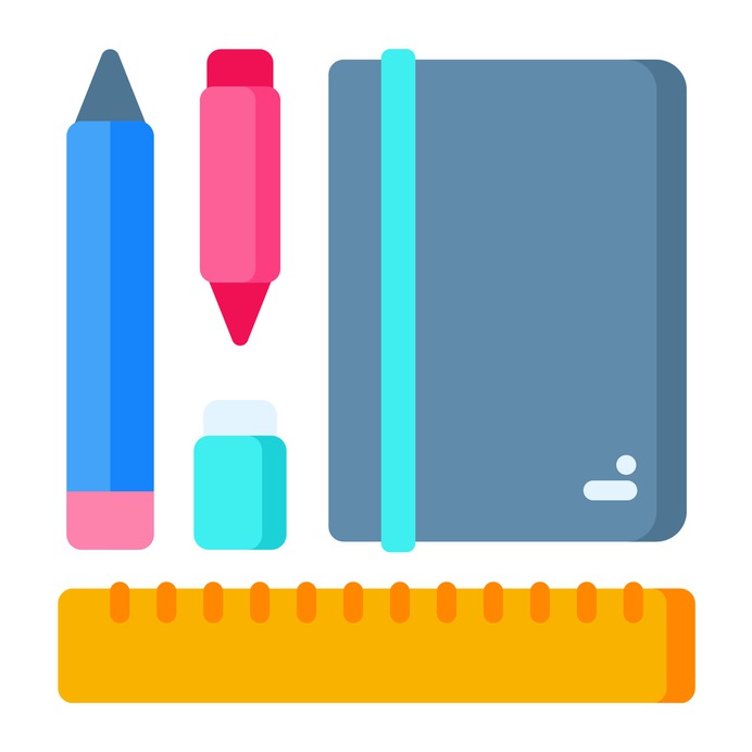 See more icon inspiration related to book, pen, rule, pencil, ruler, pencilcase, art and design, holder, office material, school material, education and stationery on Flaticon.