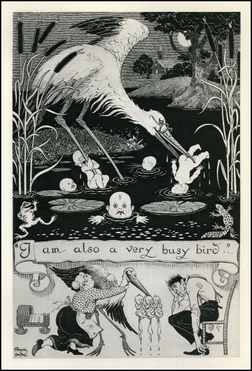 19_FrankPape_FoE_VeryBusyBird_100.jpg 1,000×1,469 pixels #illustration #retro #drawing