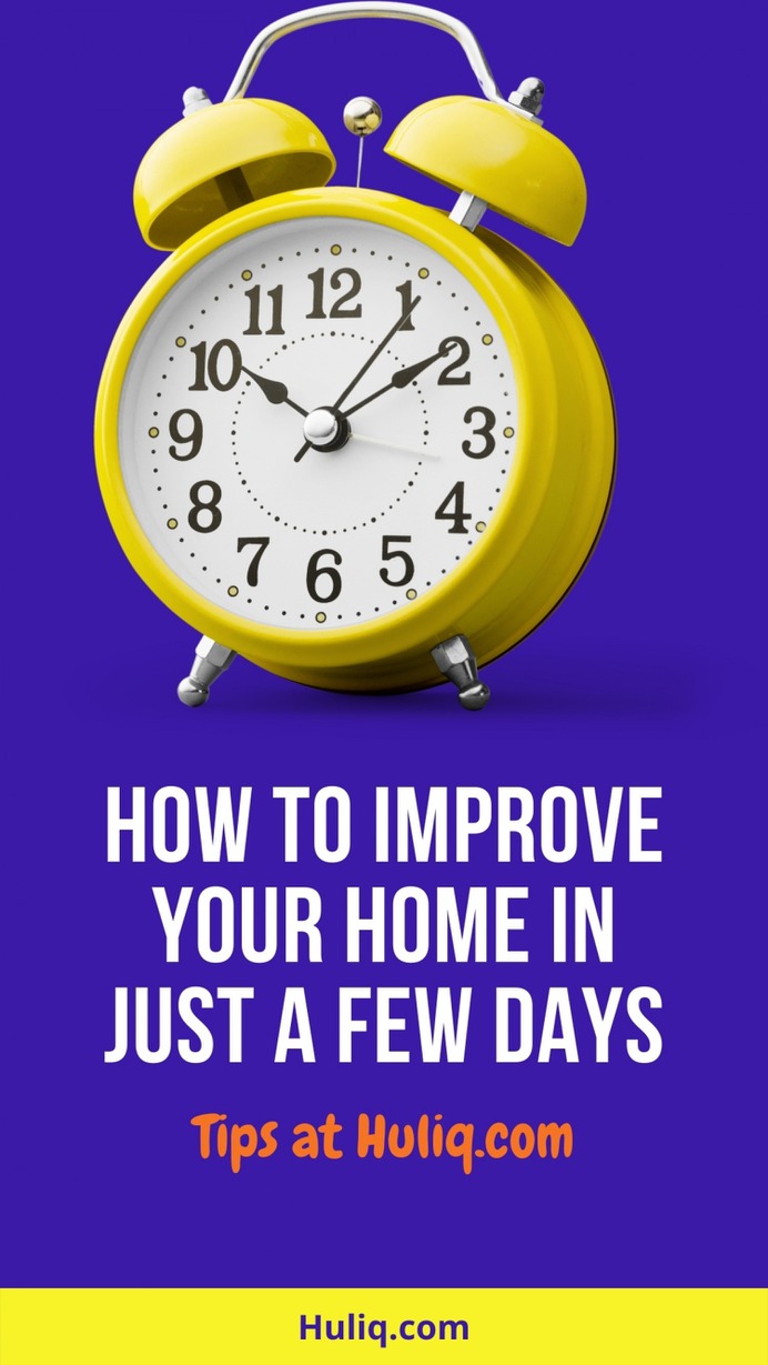 How to Improve Your Home Quickly Infographic