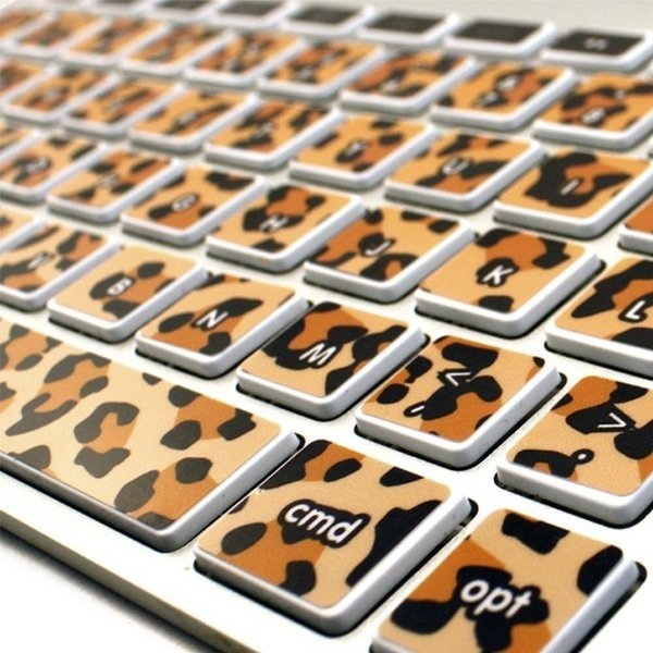 Kidecals Leopard Print Keycals #leopard #sticker #decal #gadgets