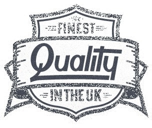 The finest quality in the uk #lettering #retro #badge #typography