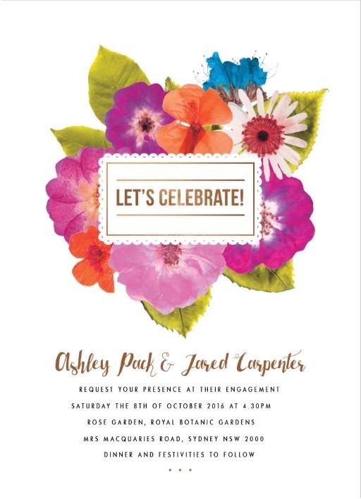 Spring Collection - Engagement Invitations #paperlust #weddinginvitation #weddinginspiration #weddingstationery #engagement #engagementinvi