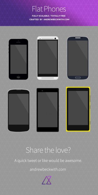 Iphones mockup in flat design psd Free Psd. See more inspiration related to Mockup, Design, Phone, Mobile, Iphone, Flat, Mobile phone, Flat design, Psd, Vertical and Iphones on Freepik.