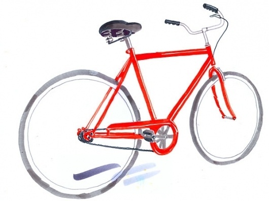 Bicycles : Holly Wales #illustration #bike