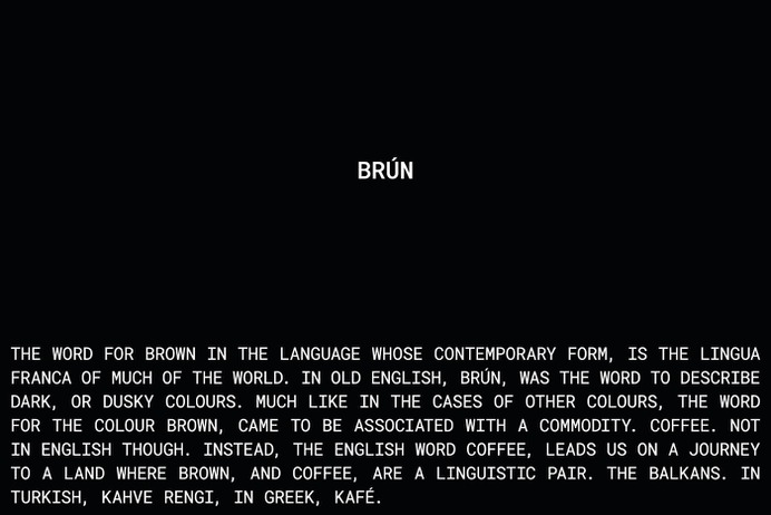 Brún Specialty Coffee - Mindsparkle Mag Beautiful packaging, identity and typographic exploration for Brún Specialty Coffee by That Smell in the Netherlands. #branding #corporate #design #identity #color #photography #graphic #design #gallery #blog #project #mindsparkle #mag #beautiful #portfolio #designer