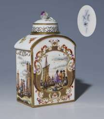 Marcolini-Teedose #Sets #Teasets #Porcelainsets #Antiqueplates #Plates #Wallplates #Figures #Porcelainfigurines #porcelain