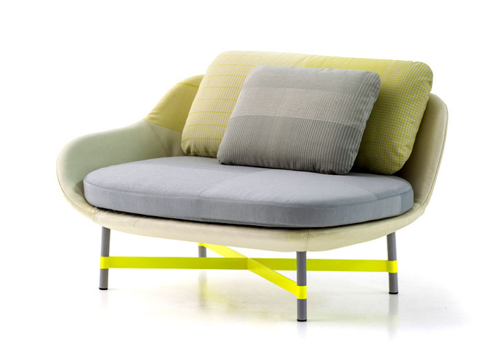 Minimalistic Ottoman Seat with Organic Form - furniture, furniture design, #design, modern furniture, #furniture