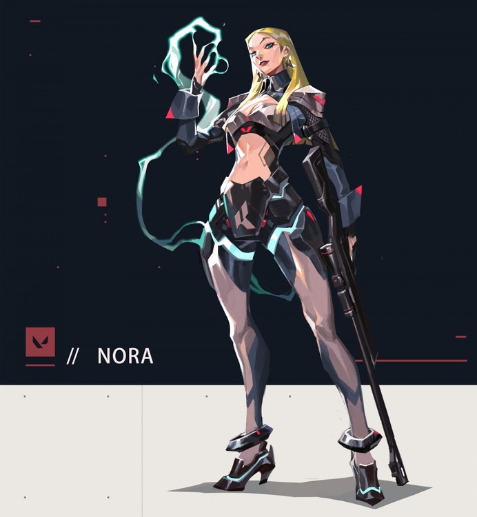THE NEW AGENT -" NORA " valorant fan art, KAI CHANG