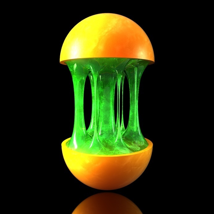Heavy materials https://www.facebook.com/creamdesign1 #cgi #computer generated #goo #fluid #slime #ball #sphere #alien #design #art #rendere