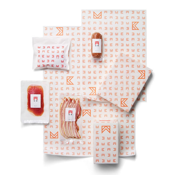 Hagiwara Butcher #butcher #branding #packaging #meat #logo #package