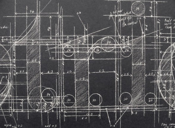 Detailed Chalk Type by Liz Collini | Creative Greed #collini #type #liz #chalk