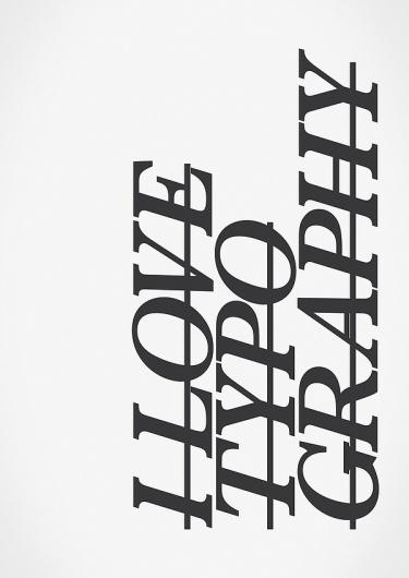 365+One Quarter // Type Journal on Typography Served #poster #typography