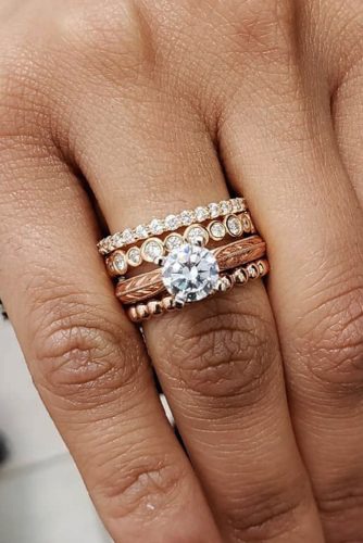 ridal sets should have a perfect look. Once you're presented with an engagement ring, it's time to start thinking about wedding bands. Its very important to know, how two rings will look together.