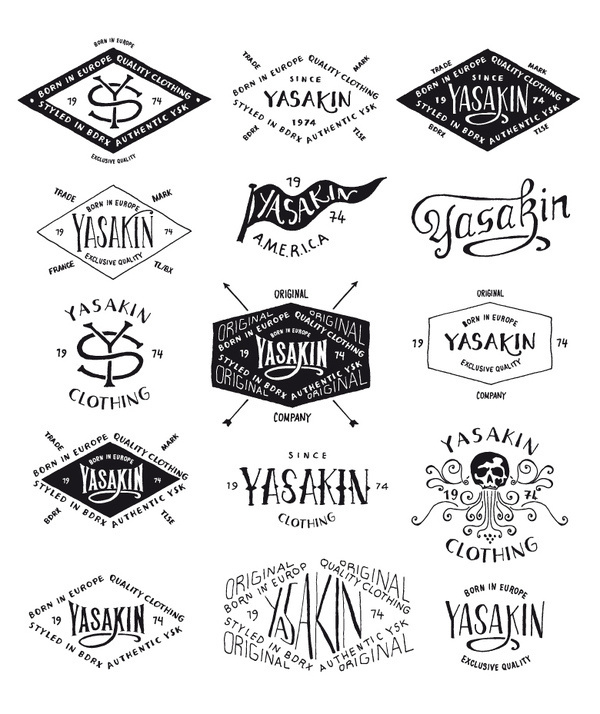 BMD Design Yasakin #lettering #apparel #branding #design #bmd #typography