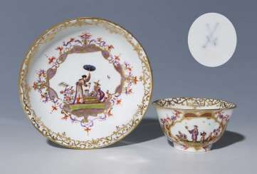 Baroque-Kopp, Saucer. MEISSEN 1730-1740, #Sets #Teasets #Porcelainsets #Antiqueplates #Plates #Wallplates #Figures #Porcelainfigurines #porcelain