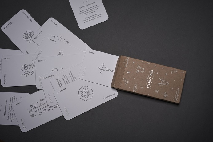 Costes Restaurant Anniversary game - Mindsparkle Mag The very first Hungarian Michelin-starred restaurant, Costes is celebrating its 10th anniversary this year. For this occasion they decided to introduce a game through the ordering process to compose an interactive gastronomical experience. #packaging #identity #branding #design #color #photography #graphic #design #gallery #blog #project #mindsparkle #mag #beautiful #portfolio #designer