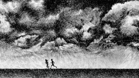 "Fingerprint" Ink Drawings by Nicolas Jolly | PICDIT #drawings #ink #white #design #black #art #drawing