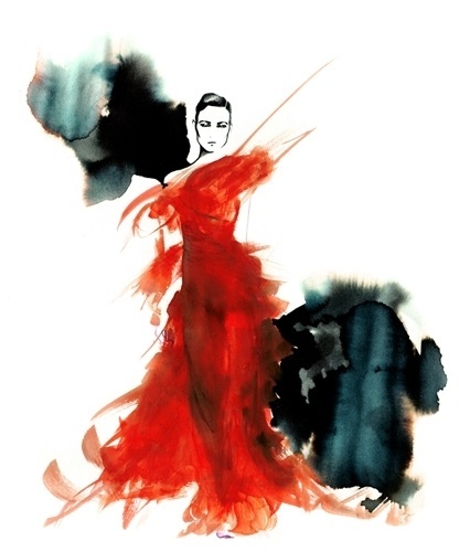 DARLING management - Amelie Hegardt #darling #hegardt #dance #amelie #management #watercolour