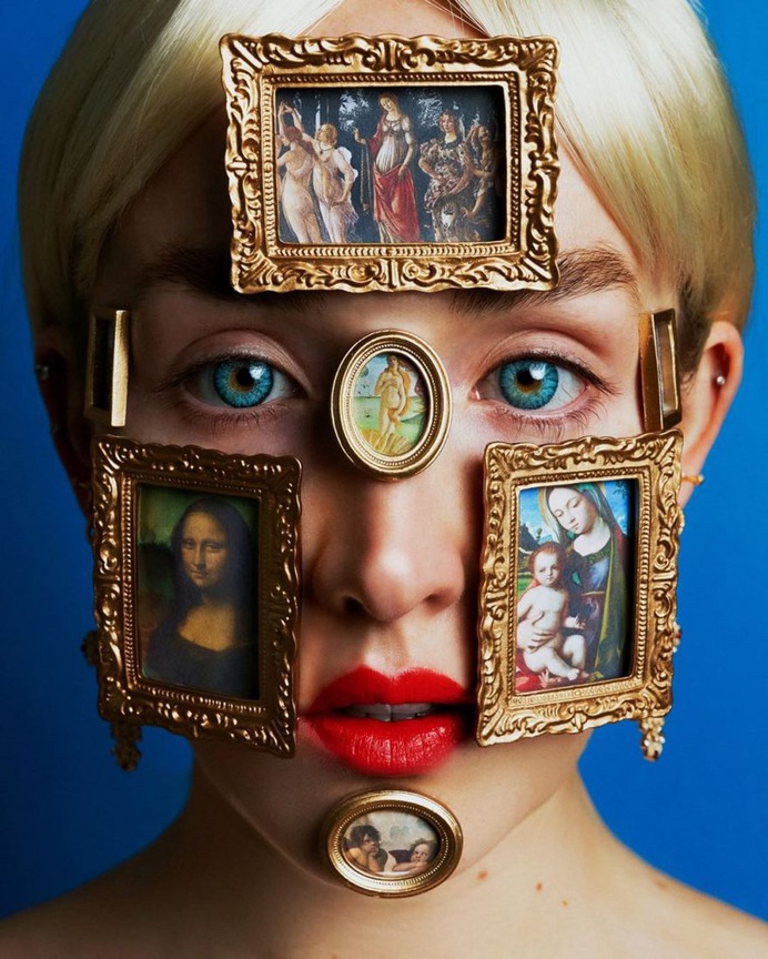 Mesmerizing and Playful Self-Portraits by Claire Luxton