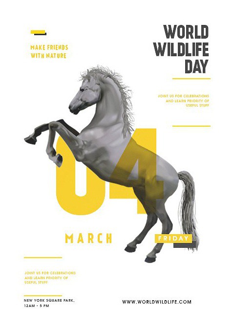 World Wildlife Day – Poster Design