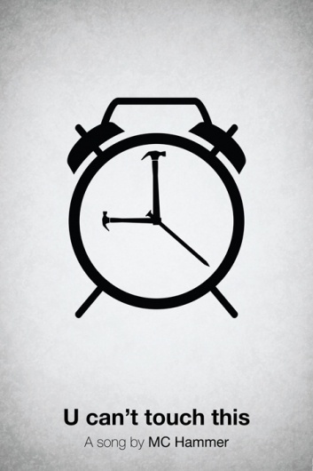 Pictogram Music Posters by Viktor Hertz | inspirationfeed.com #pictogram #simple #poster #hammer #mc