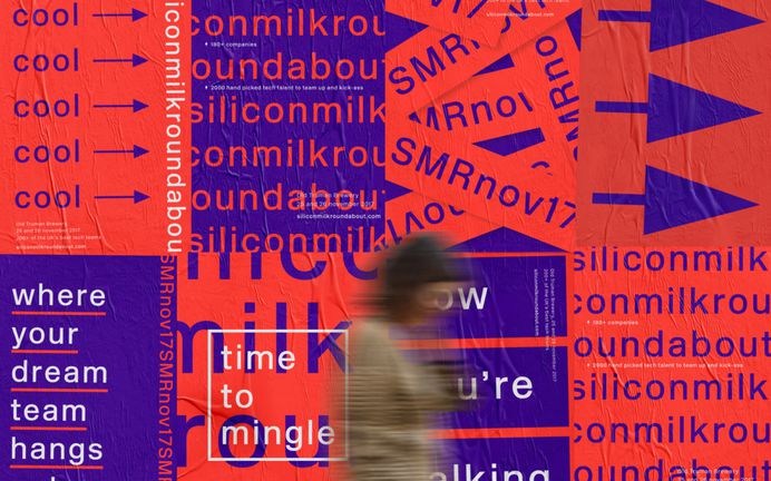 Silicon Milkroundabout fly posters by Onwards