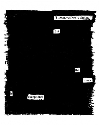 20x200 - Print Information | Overheard on the Titanic, by AustinÂ Kleon #times #print #quotes #posters #york #poems #new