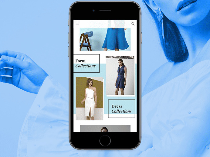 Navigation Interaction #navigation #interaction #mobileapp #fashionapp