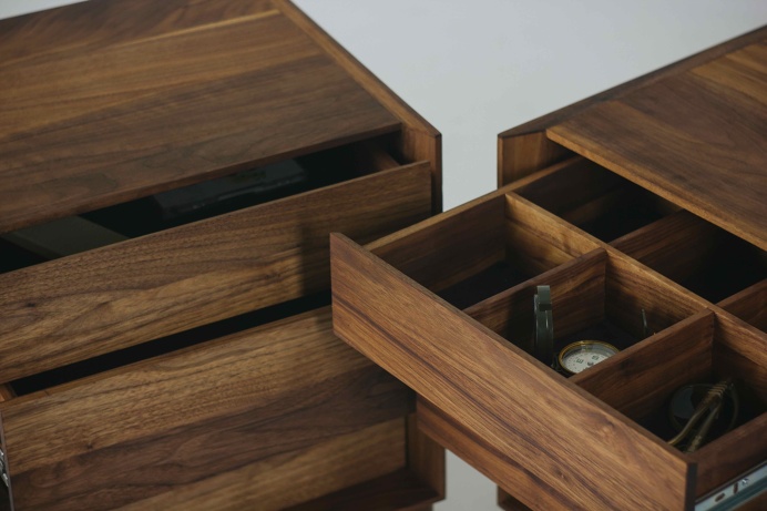 Chest Middle Meyer Fly Massive Millworks #chest #dresser #interior #wood #millwork #walnut #drawers #woodworking #modernism