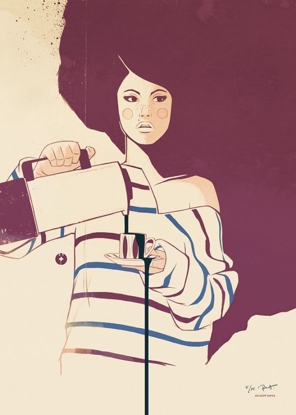 Designchapel — Robert Lindström #poster #girl