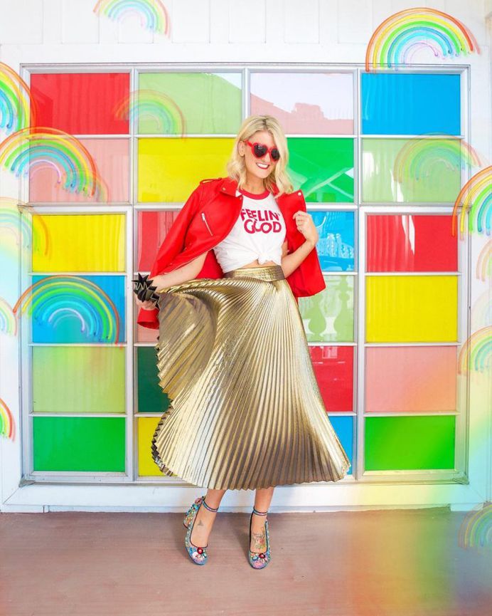 Visual Optimism: Candy-Colored Self-Portraits by Leslie Schneider