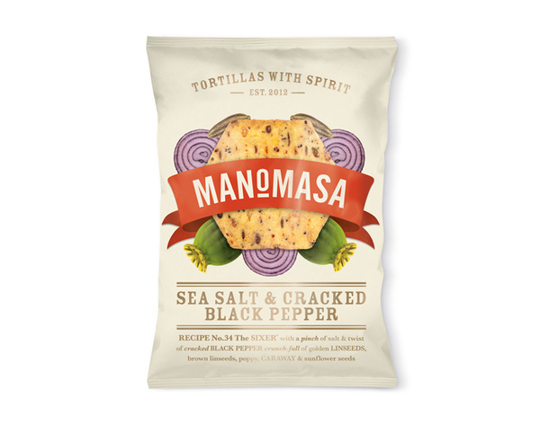 Manomasa The Dieline #packaging #chips #manomasa