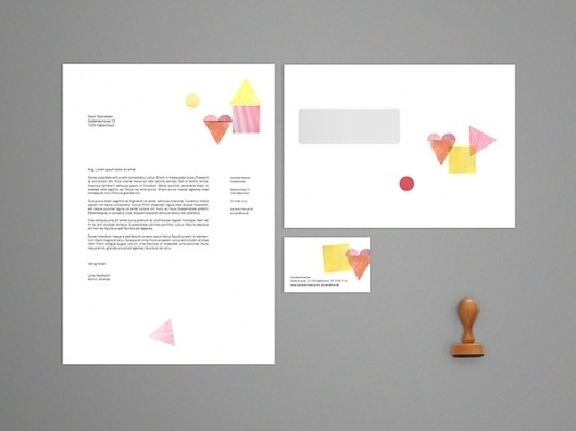 Hjertevarmestuer on the Behance Network #stationary #stamps #design #graphic #hjertevarmestuer #identity