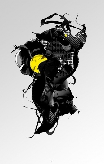 All sizes | Обрывок темноты | Flickr - Photo Sharing! #abstract #hue #yellow #design #black #collage