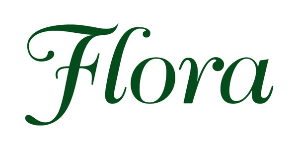 Flora Margarine on Behance #flora #typographic #voigt #logo #moses