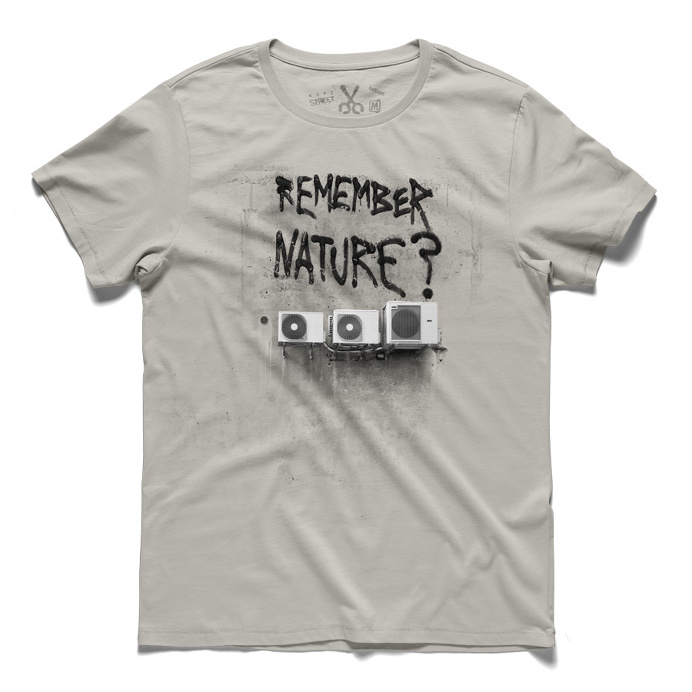 #remember nature #concrete #tee #tshirt #nature #begley #airconditioning... #climate #globalwarming #streetart #graffiti