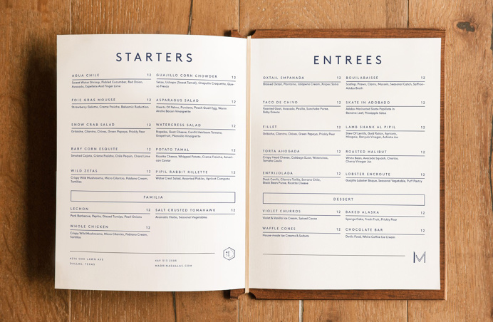 Branding, Typography, Logo, Madrina, Menu, Layout, Collateral, Identity