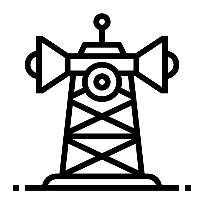 See more icon inspiration related to tower, communication tower, ui, network signal, frequency, telecommunication, telecommunications, communications, radar, signal and technology on Flaticon.