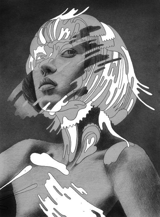 Sam Green Mailer – First Edition on the Behance Network #shapes #illustration #drawing #girl