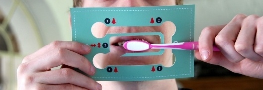 Brush infographic #teeth #card #infographic #motion #instruction #brush