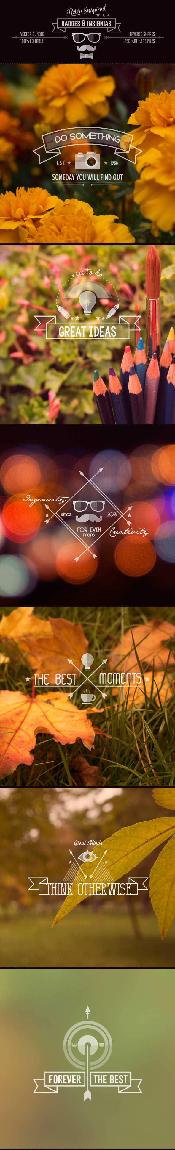 Retro Inspired Badges & Insignia on Behance #badges #icons